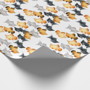 Balloon Mollies Tropical Fish Wrapping Paper