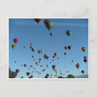 Balloon morning postcard