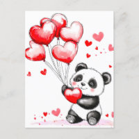 Balloon Panda Love in the Air