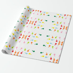 Balloon party wrapping paper