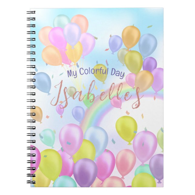 Balloon Pastel Notebook (Front)