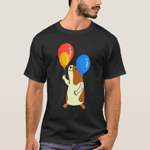 Balloon Pig Graphic Guinea Pig Owner Pet Cavy Anim T-Shirt