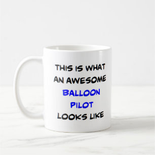 balloon pilot, awesome coffee mug