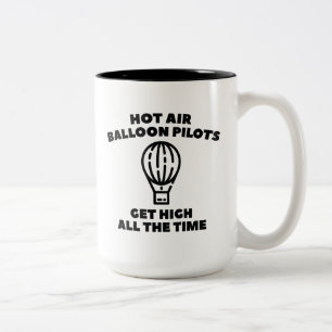 Balloon Pilots Two-Tone Coffee Mug