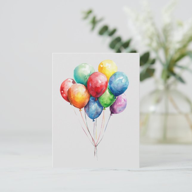 balloon postcard (Standing Front)
