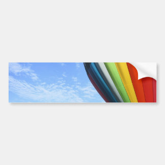 Balloon rainbow in the sky bumper sticker