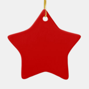 Balloon Red Stylish Monochrome Ceramic Ornament