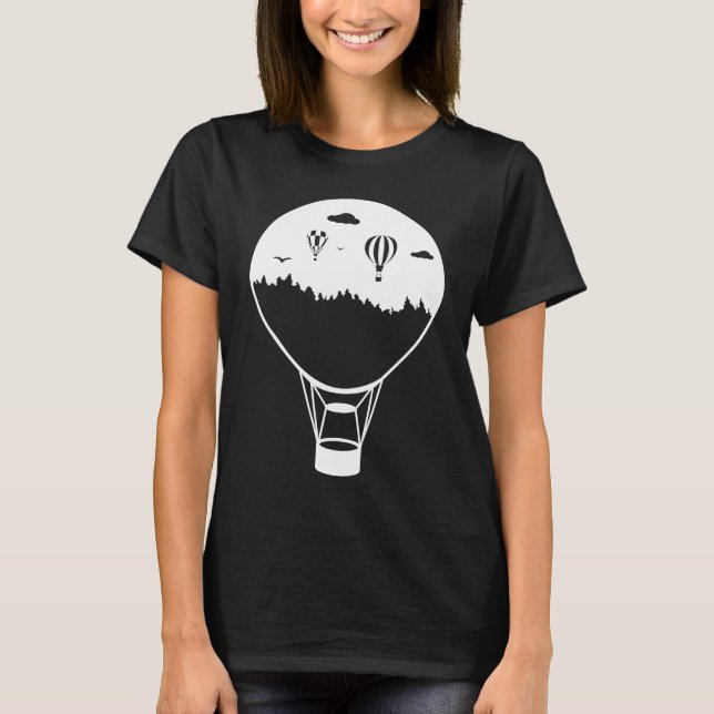 Balloon Ride Gas Balloon Hot Air Balloon Ride T-Shirt (Front)