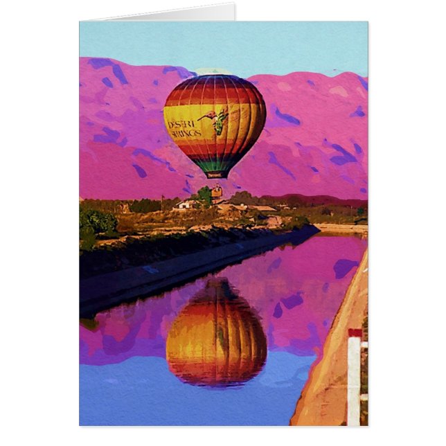 Balloon, Sunset, Palm Springs, California (Front)