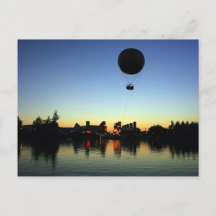 Balloon Sunset Postcard