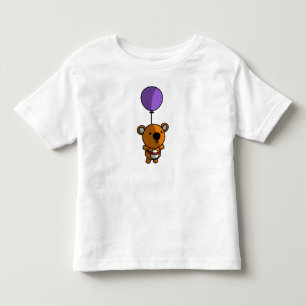 Balloon Teddy Bear Toddler T-Shirt