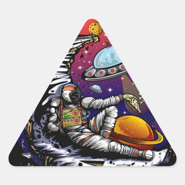 Balloon Triangle Sticker (Front)