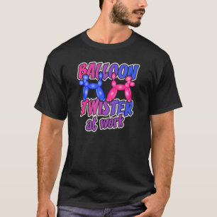 Balloon Twister At Work Balloon Party Animal Twist T-Shirt