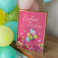 Balloon Twisting Alice In Wonderland Florals