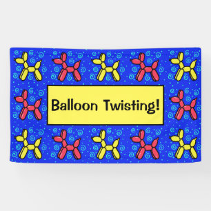 Balloon Twisting! Banner