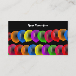 Balloon Wallpaper, Your Name Here Business Card