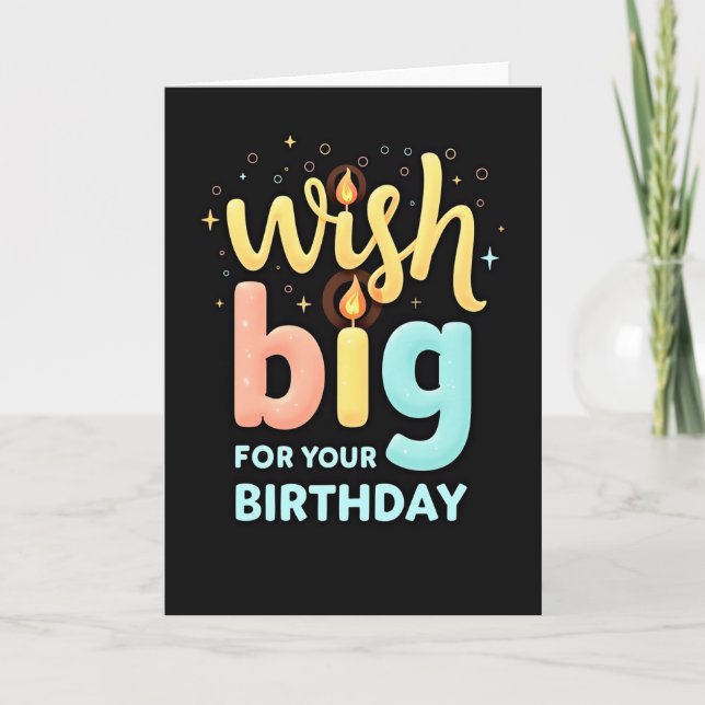 Balloon Wish Birthday Card (Front)