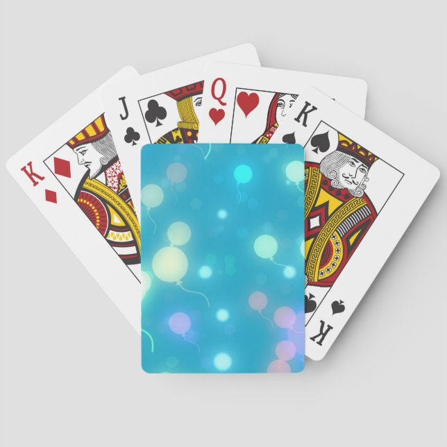 Balloon | Zazzle_Growshop. Playing Cards (Back)