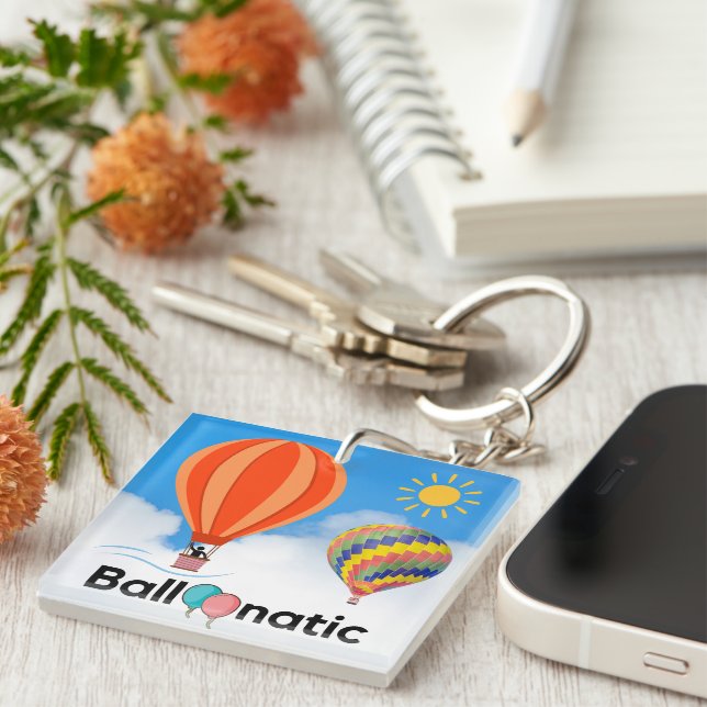 Balloonatic - The Balloonist Key Ring (Front Right)