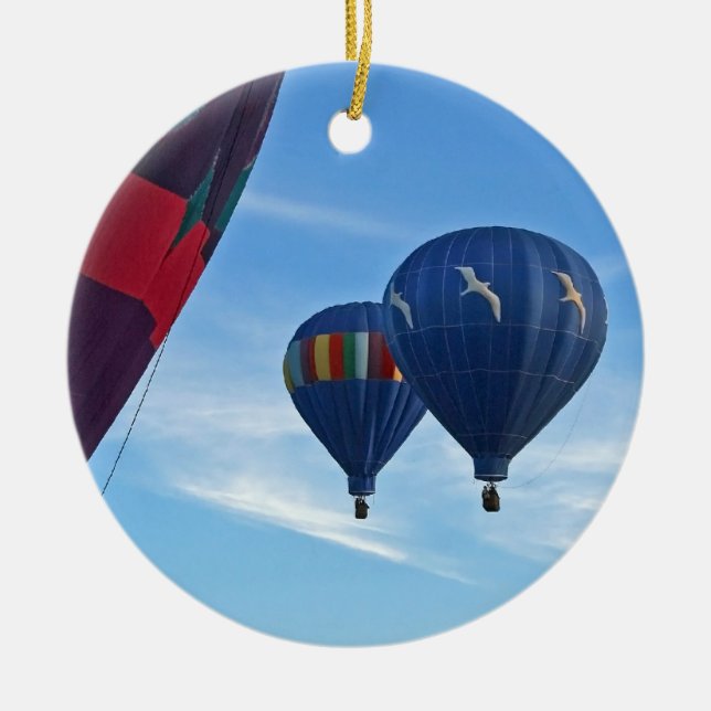 Ballooning Ceramic Tree Decoration (Front)