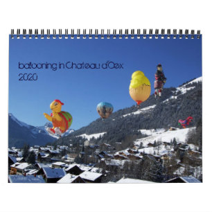ballooning in Chateau d'Oex - Calendar