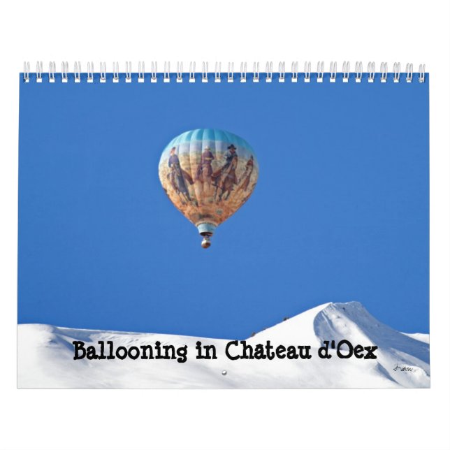 Ballooning in Château d'Oex Calendar (Cover)