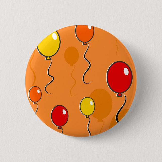Balloons 6 Cm Round Badge (Front)