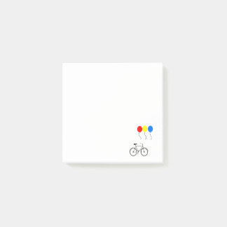 Balloons and Bicycle Post-it Notes
