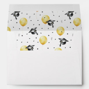 Balloons and hats Graduate Envelope