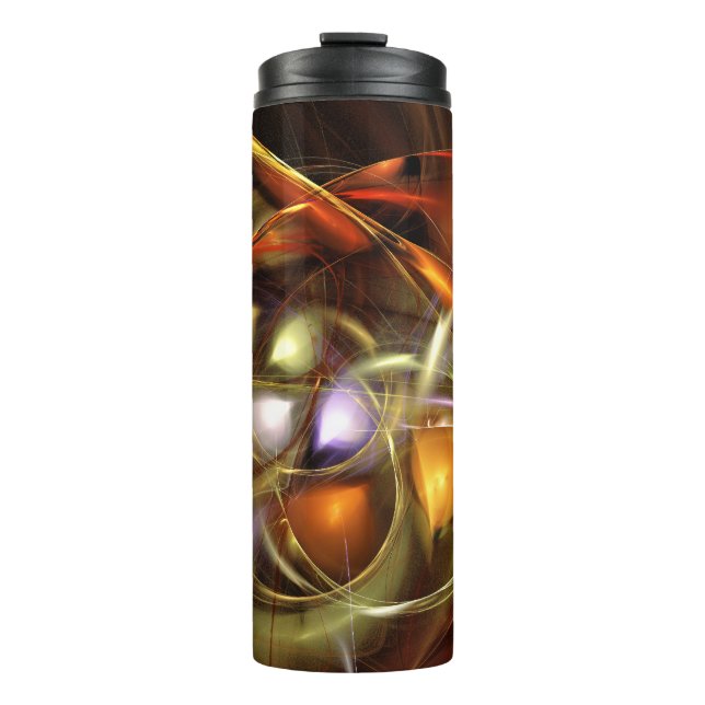 Balloons and Ribbons  Abstract Thermal Tumbler (Front)