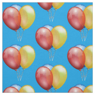 Balloons bunch fabric