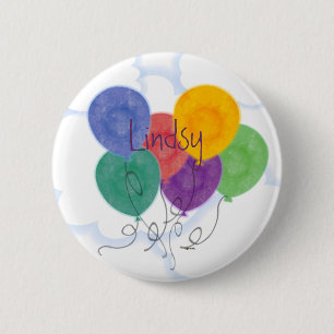 Balloons Button Badge