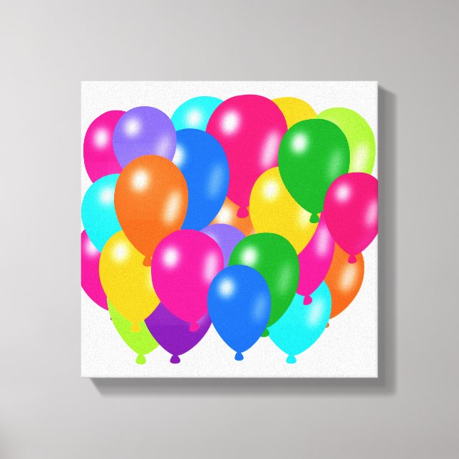 Balloons Canvas Print (Front)