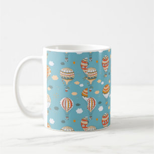 Balloons colour pattern coffee mug