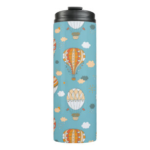 Balloons colour pattern thermal tumbler