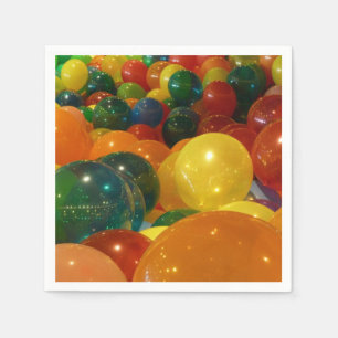 Balloons Colourful Party Design Napkin