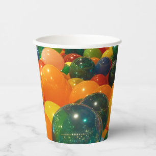 Balloons Colourful Party Design Paper Cups