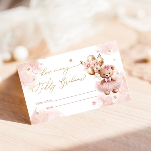 Balloons Guess How Many Grahams Tickets Enclosure Card (Creator Uploaded)