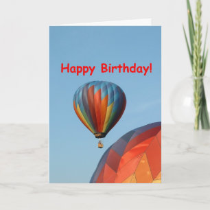 Balloons, Happy Birthday, 2 generic Card