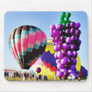 Balloons Hot Air Clusters Mouse Pad