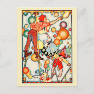 Balloons in the Sky Postcard