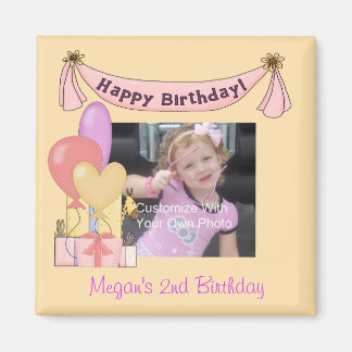 Balloons & Presents Birthday Magnet
