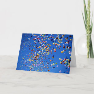 Balloons Rising Card