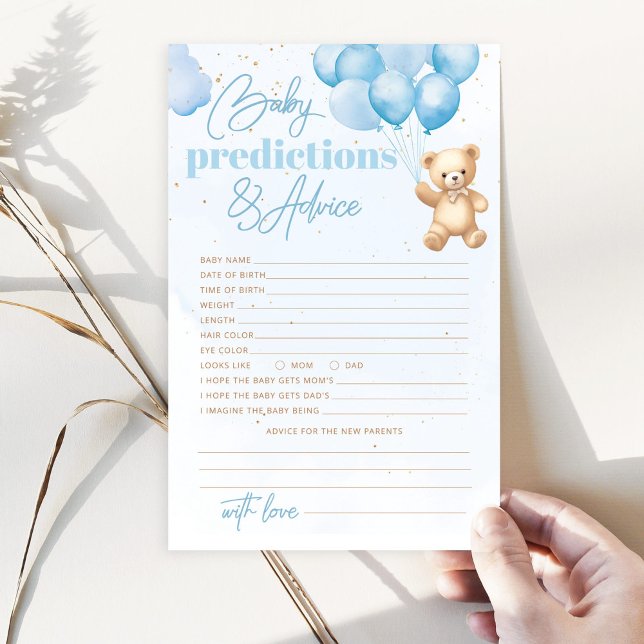 Balloons teddy bear baby predictions and advice (Creator Uploaded)