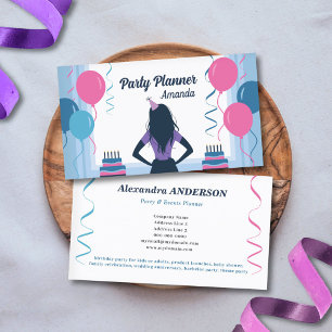 Balloons & Twists - Party Planner  Business Card