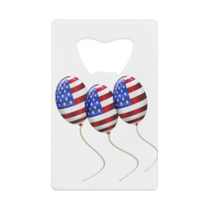 Balloons with American flag for 4th of July