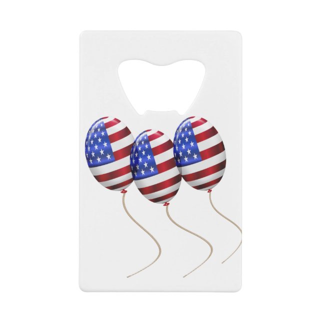 Balloons with American flag for 4th of July (Front)