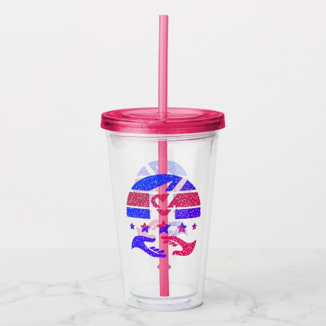 Ballot Box Unity Acrylic Tumbler (Front)