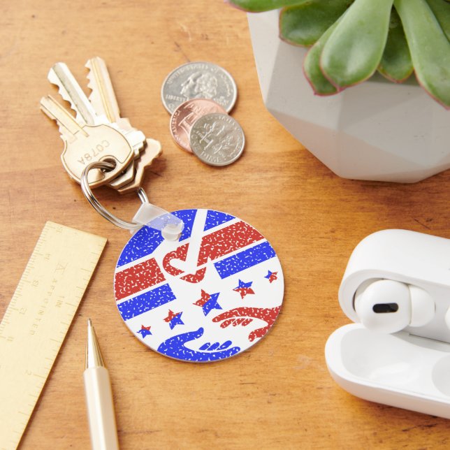 Ballot Box Unity Key Ring (Desk)