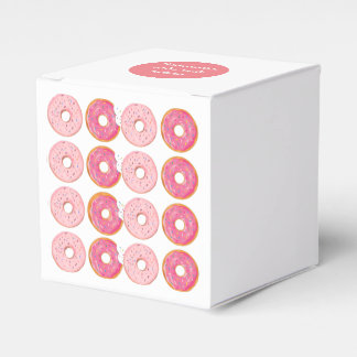 Ballotins Donuts Rose Favour Box